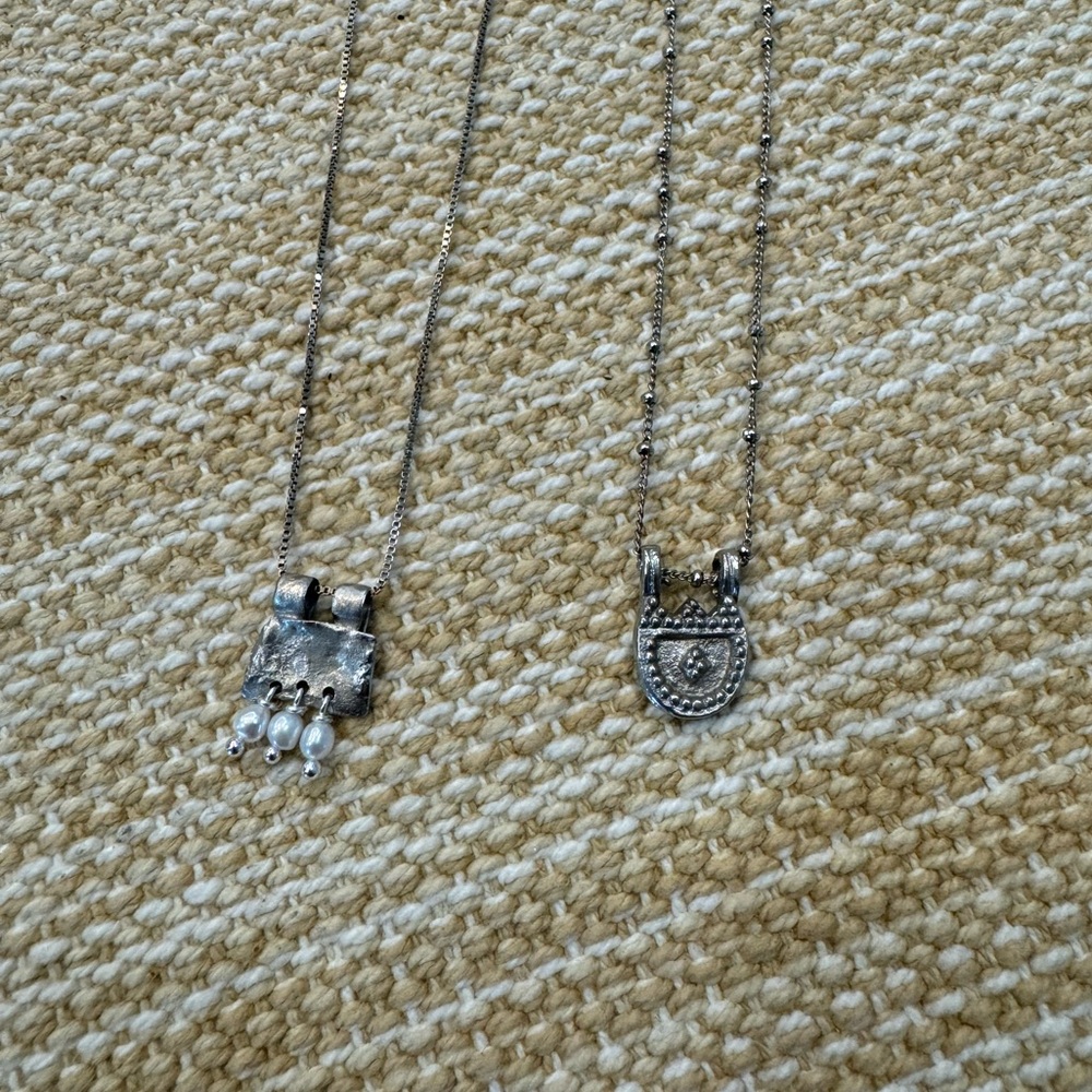 2 Palladium Necklaces (Ancient Style)